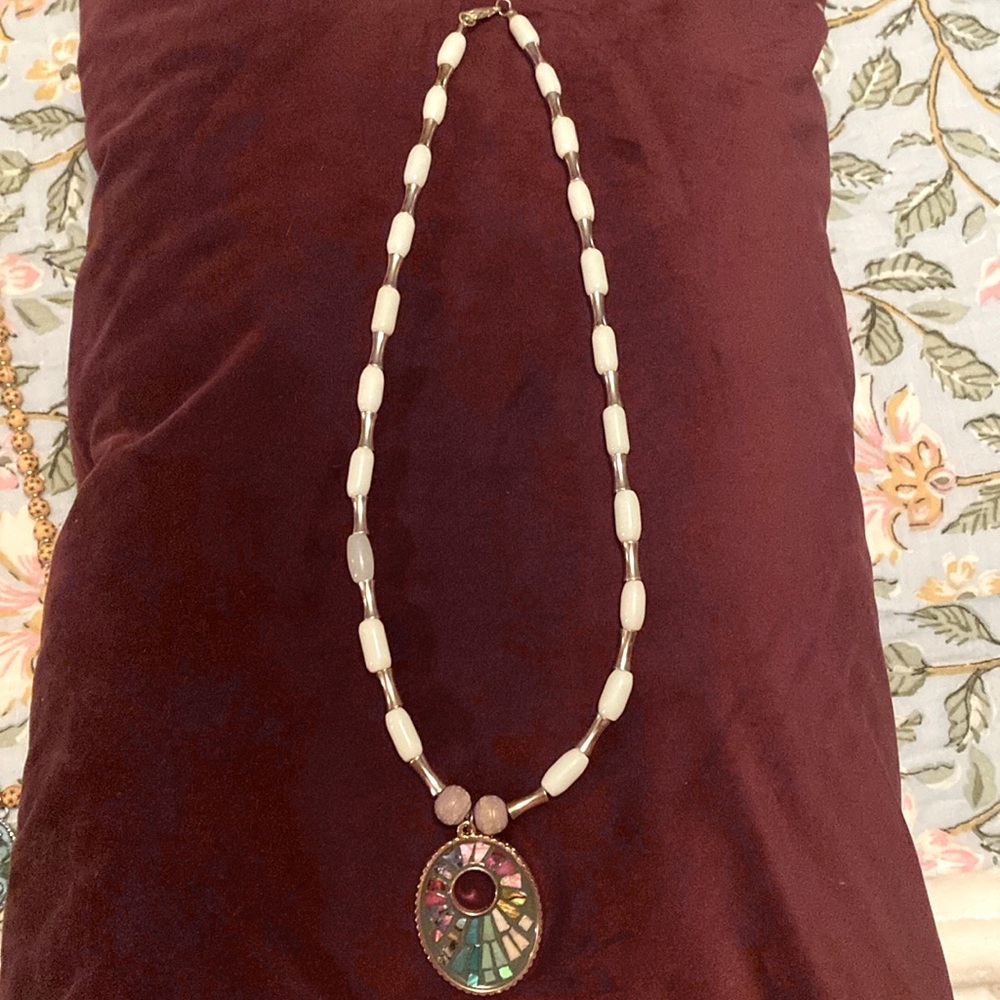 Long beaded necklace